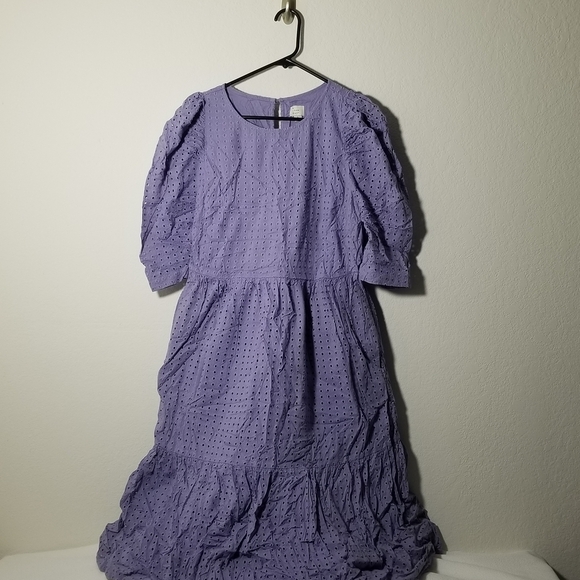 a new day Dresses & Skirts - a new day Lavender Eyelet Dress